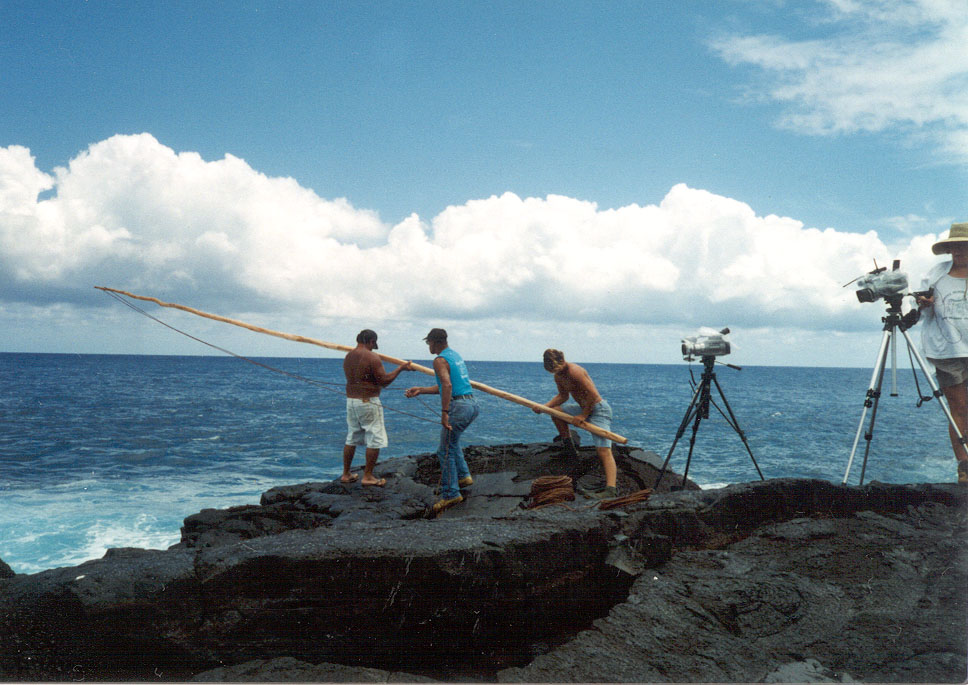 Kau Lāʻau and Maʻamaʻa Traditional Hawaiian Ulua Fishing